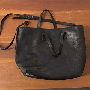 Madewell Black Zip-Top Transport Crossbody